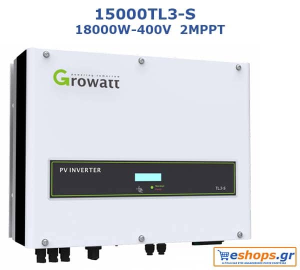 olar Inverter Growatt 15000TL3-S Τριφασικό 2 MPPT