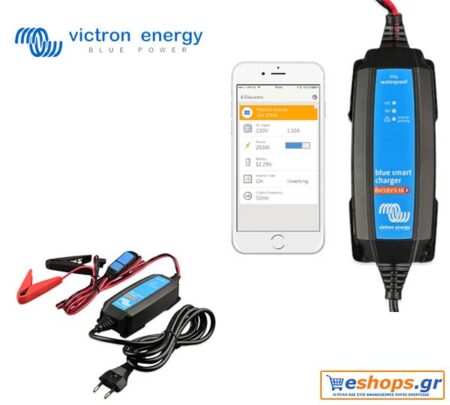 Victron Blue Smart IP65 Charger 6V/12V-1.1 + DC connector Φορτιστής Μπαταριών